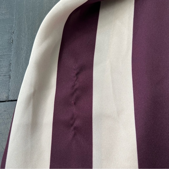 Ann Taylor Striped Balloon Sleeve Midi Dress | Size Small - Picture 10 of 13